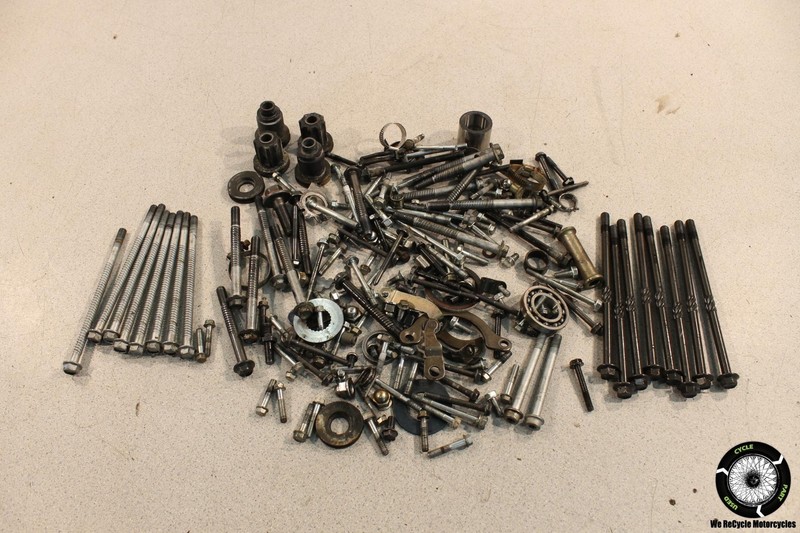 1986 Honda Magna 700 VF700C ENGINE MISCELLANEOUS NUTS BOLTS ASSORTED HARDWARE VF