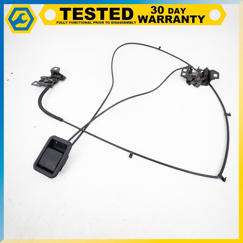 97-04 CHEVROLET CORVETTE C5 FRONT HOOD LOCK LATCH PAIR RELEASE CABLE ASSEMBLY OE