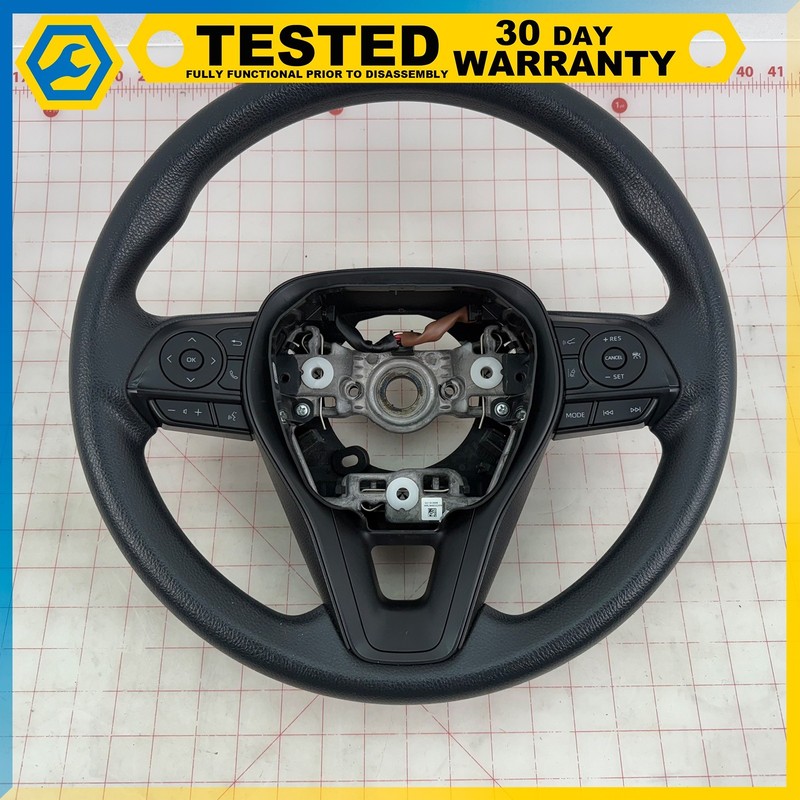 20-26 TOYOTA COROLLA STEERING WHEEL W/AUDIO & CRUISE CONTROL SWITCHES OEM