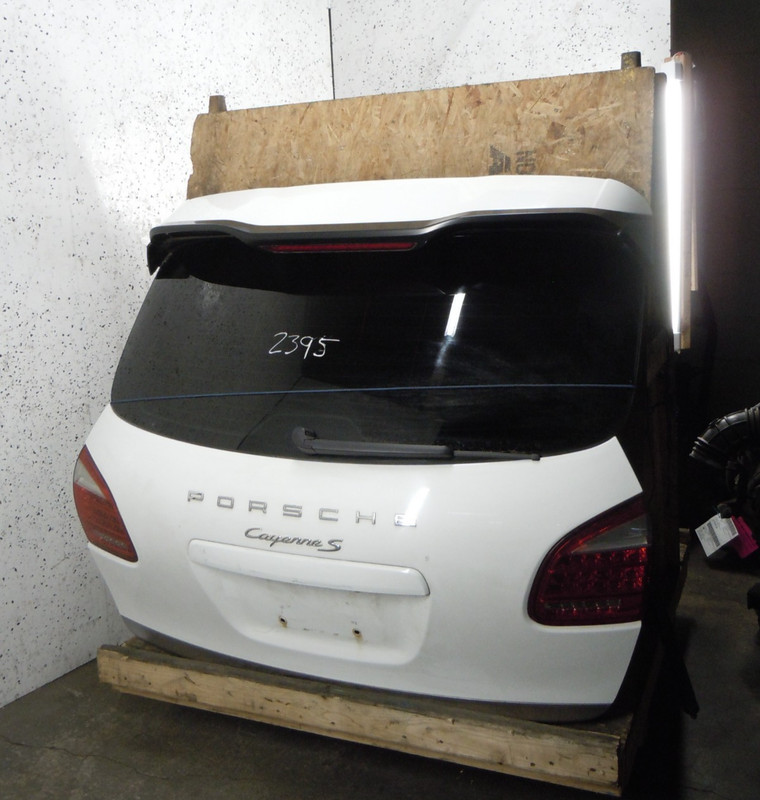 11-14 Porsche Cayenne 958 Rear Hatch Liftgate W/ Spoiler, Camera & Lights OEM