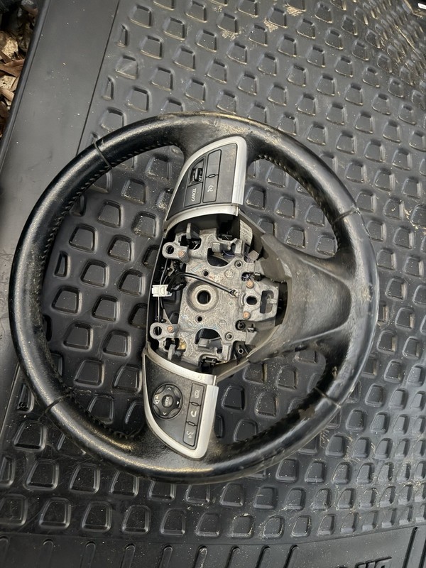 2014 - 2015 Mitsubishi Mirage Leather Steering Wheel (OEM) w/ Audio & Cruise
