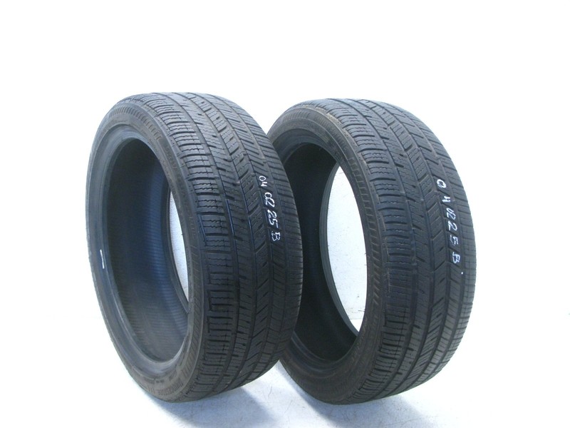 6/32 USED BRIDGESTONE DRIVEGUARD PLUS TIRE 2 TIRES 205/45/R17 88W M+S 040225B