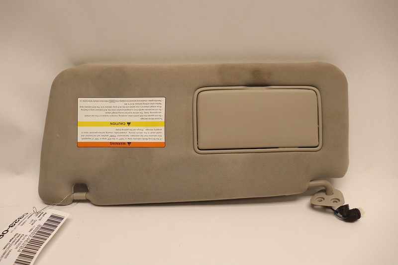 2011-2013 INFINITI QX56 LEFT DRIVER SIDE SUN VISOR CLOTH W/ MIRROR OEM