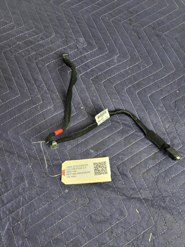 Used Oem GENESIS Dashboard Dash Radio Wiring Harness 96591-G9000 for 19 G70 2.0