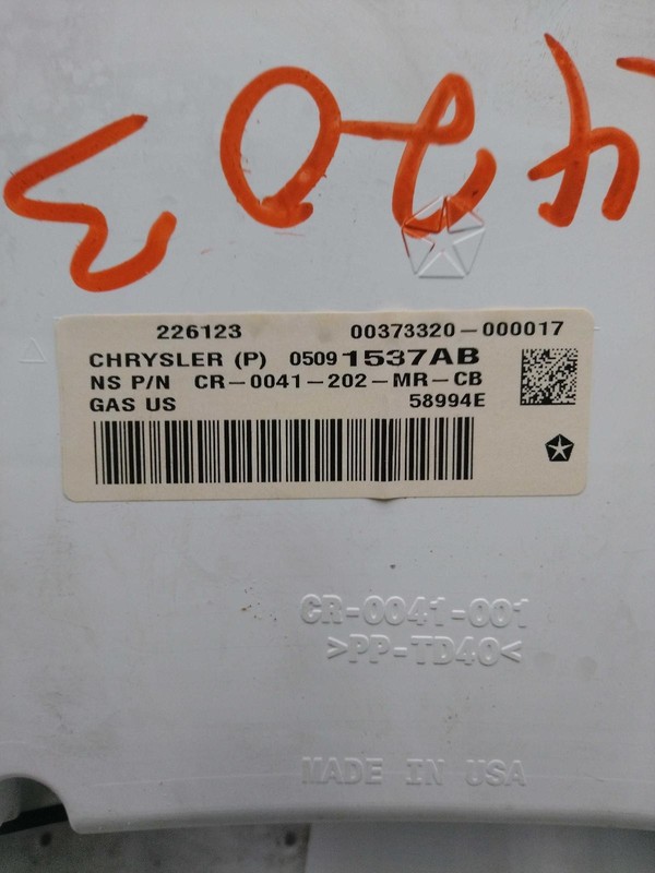 2013 Dodge Journey Speedometer Gauge OEM 05091538AB Silver 214K Miles