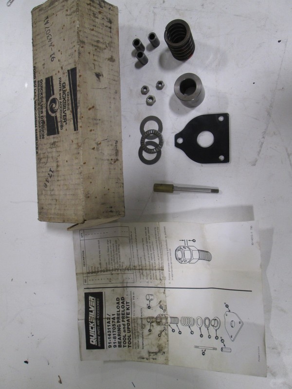91-14311A1 91-817057a1 Mercury Mariner Driveshaft Bearing PreloadTool kit