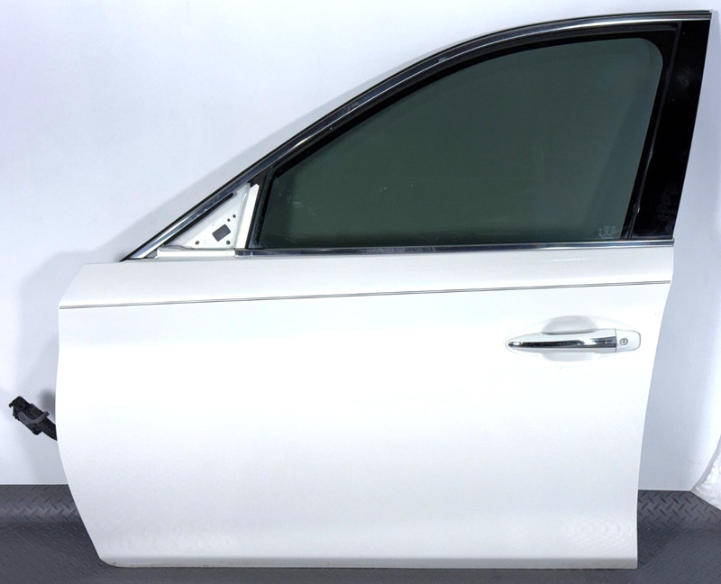 ✅ 2014-20 INFINITI Q50 OEM COMPLETE DOOR w/ HINGES FRONT LEFT White QAA Driver