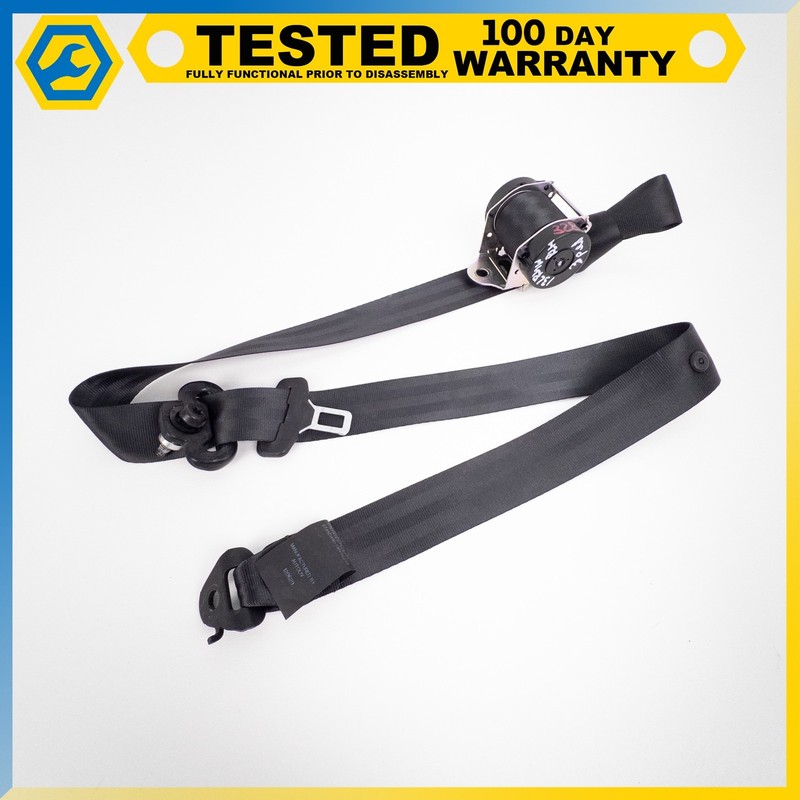 10-16 LAND ROVER L319 LR4 3RD ROW LEFT DRIVER SIDE SEAT BELT BLACK OEM