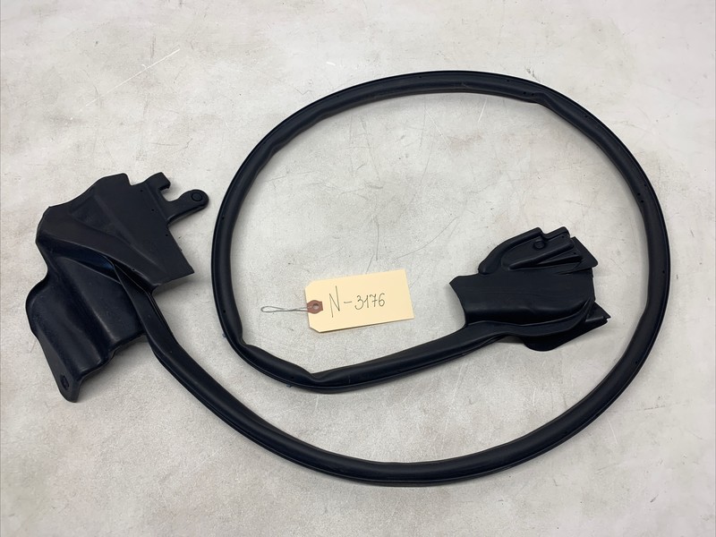 12-21 Tesla Model S Front Right Door Window Weather Strip Rubber Seal 3176 S2