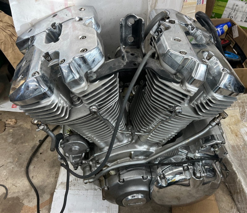 99-03 YAMAHA ROAD STAR XV1800 ENGINE MOTOR CYLINDEDR HEAD CASES CRANK 21K MILES