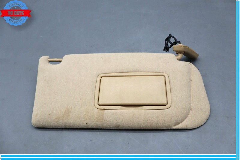 03-19 Maserati Quattroporte M139 Right Passenger Sun Visor Sunvisor Shade Oem