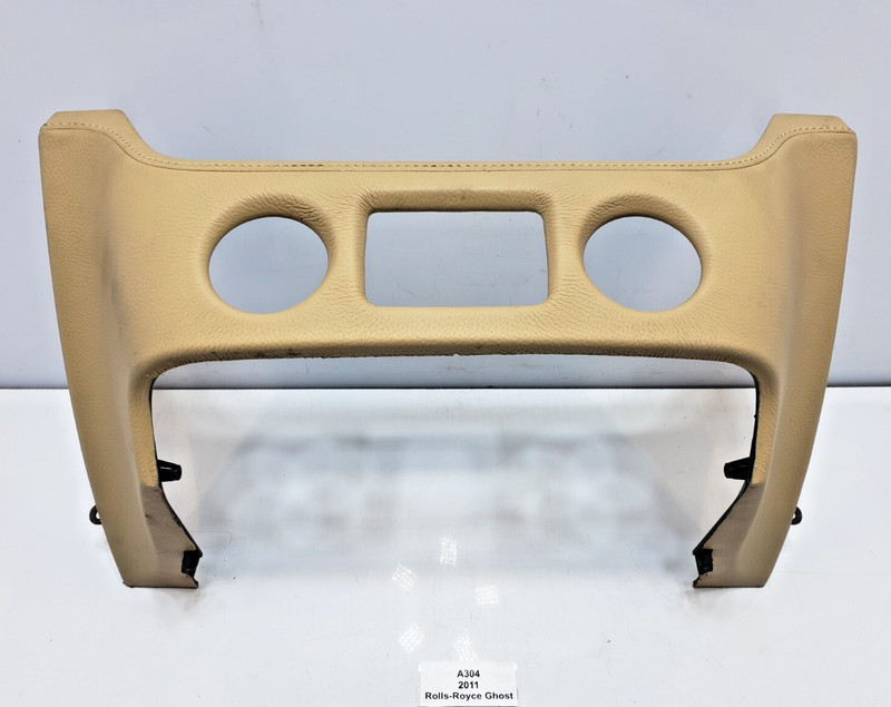 ✅ 10-14 OEM Rolls-Royce Ghost RR4 Front Center Dash Trim Panel Cover Leather