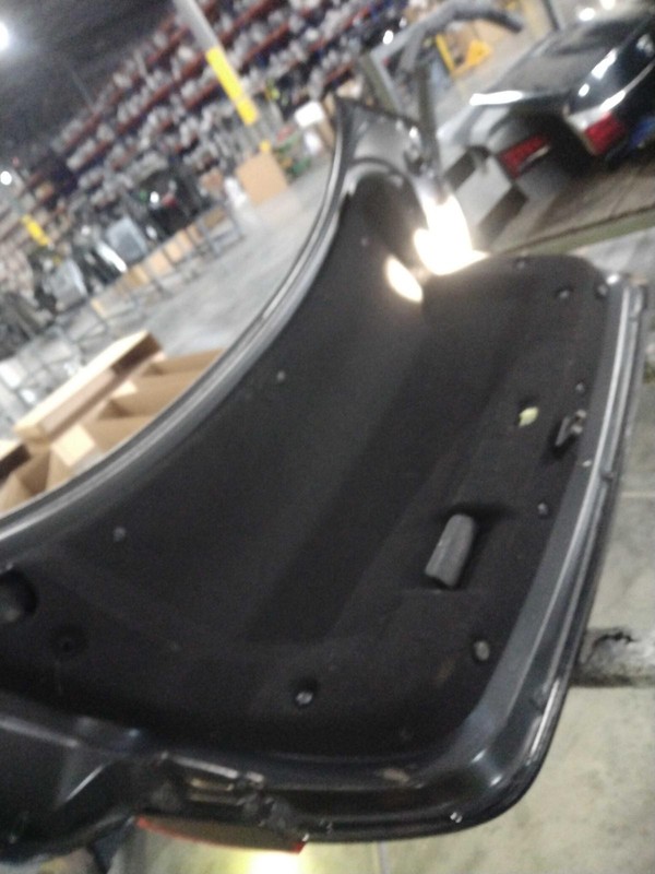 2015 KIA OPTIMA Deck Lid Trunk Lid Black OEM Used Good Condition 121K Miles