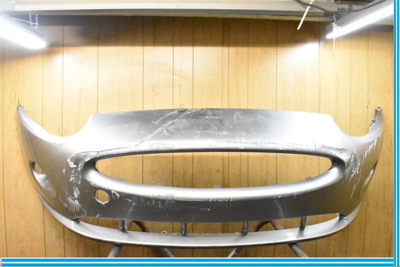 07-09 Jaguar XK Front Bumper Cover Panel Silver 6W8317D957HB OEM