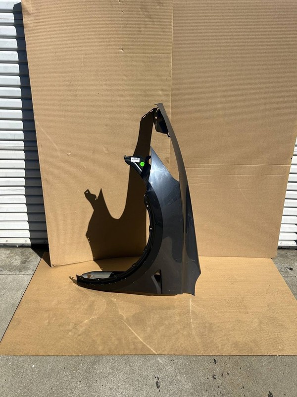 ✅2017-2024 Tesla Model Y Front Left Fender Black OEM w/dent snd scratches
