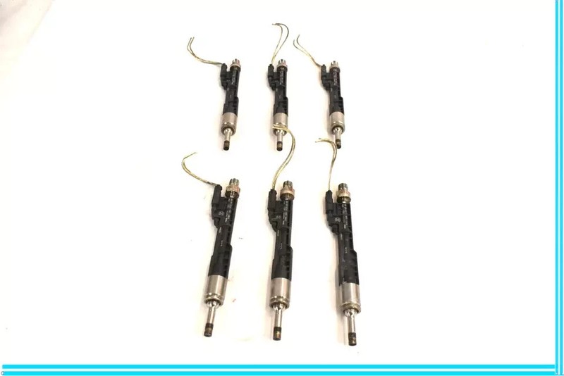 11-18 BMW F10 ActiveHybrid 5 X5 Engine High Pressure Fuel Injector Set Of 6 OEM