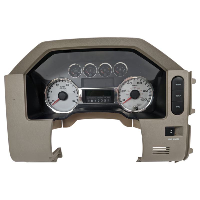2009 Ford F250 F350 F-250 F-350 Speedometer Instrument Cluster OEM With Bezel