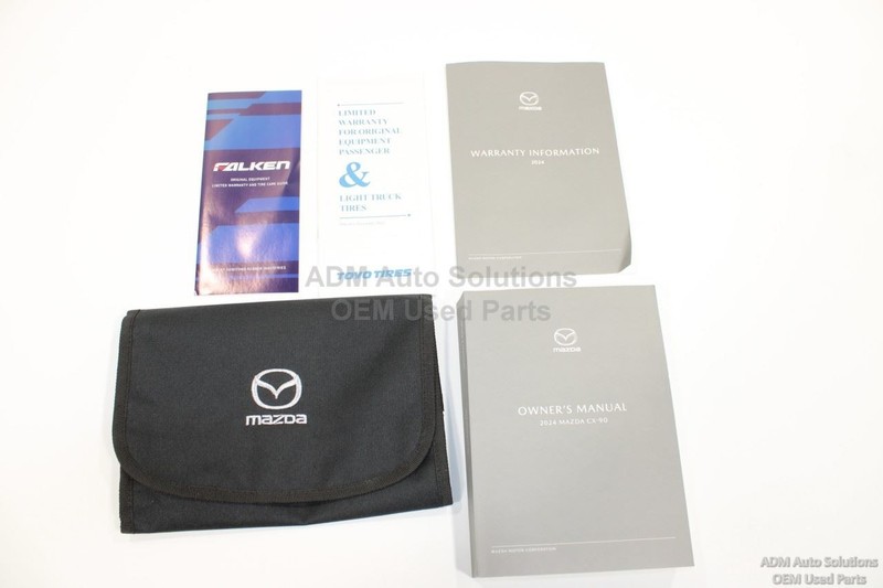 2024 MAZDA CX-90 OWNERS MANUAL SET WITH CASE USER GUIDE WARRANTY BOOKS OEM