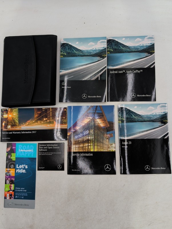 2017 Mercedes Benz CLA Owners Manual CLA 250 With Case & Free Shipping Included