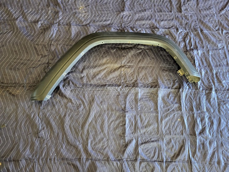 2018-2025 Jeep Wrangler RHD Left Rear Quarter Arch Flare Molding OEM 6AD77TRMAE