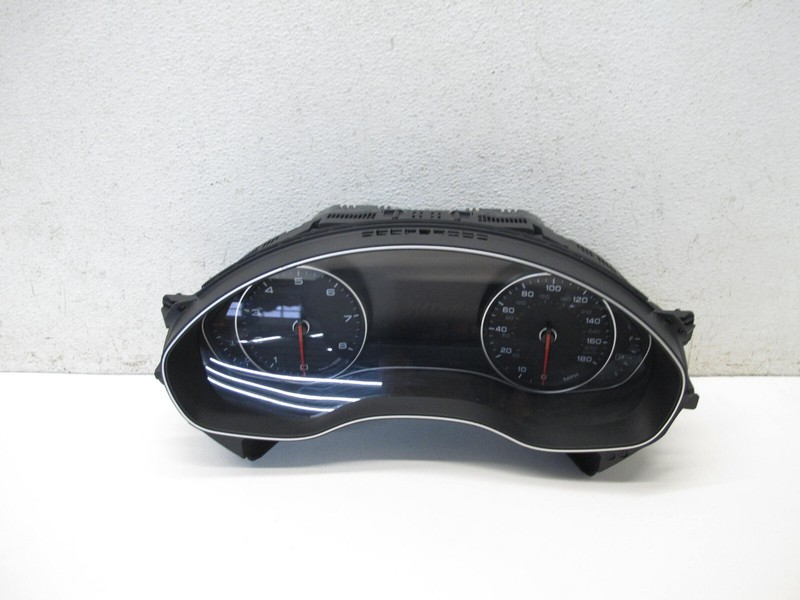 14-15 AUDI C7 A6 SPEEDOMETER INSTRUMENT GAUGE CLUSTER 180 MPH OEM 010324