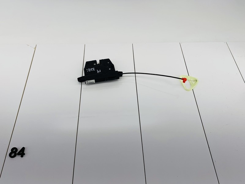 12-16 BMW 328I F30 REAR TRUNK DECK COVER LID LOCK LATCH ACTUATOR & CABLE OEM