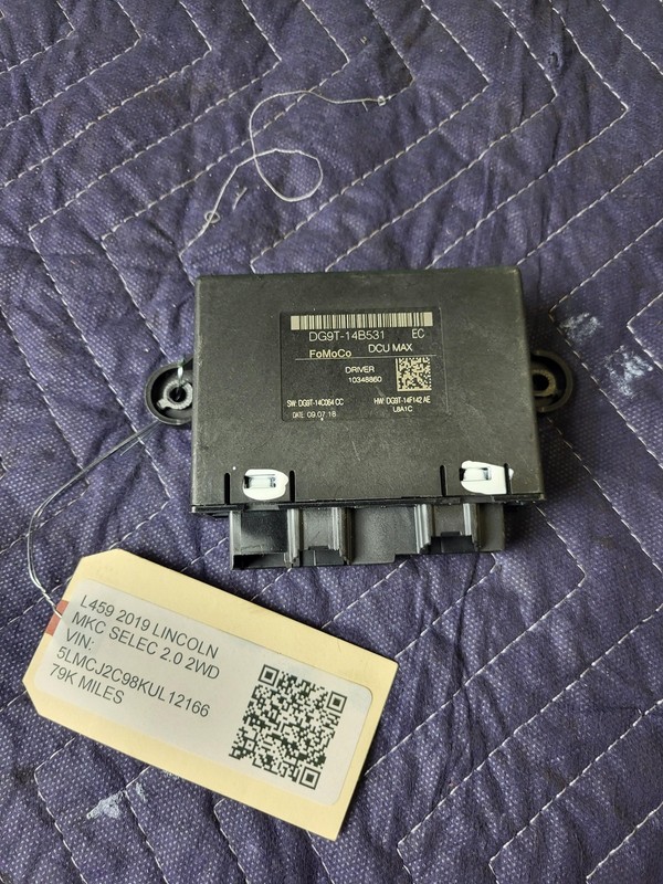 Used Oem Lincoln Front Left Door Control Module for MKC DG9T-14B531-EC 2019