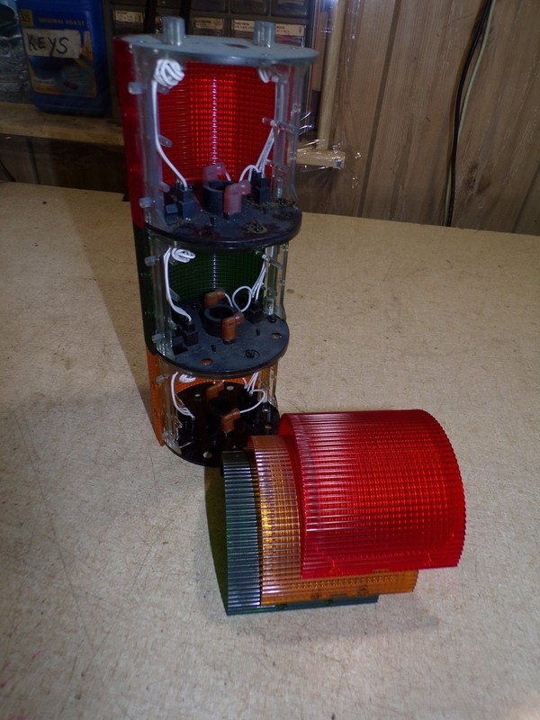 Stackable Flashing Becon Light LSL-120/4N43 Red Orange Green *FREE SHIPPING*