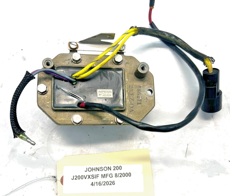 Johnson Evinrude 200 225 OMC Voltage Regulator 0584641 0585995 FRESHWATER PART!