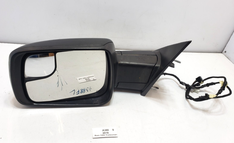 ✅19-24 OEM RAM 1500 Tradesman Front Left Driver Door Rear View Mirror Black*