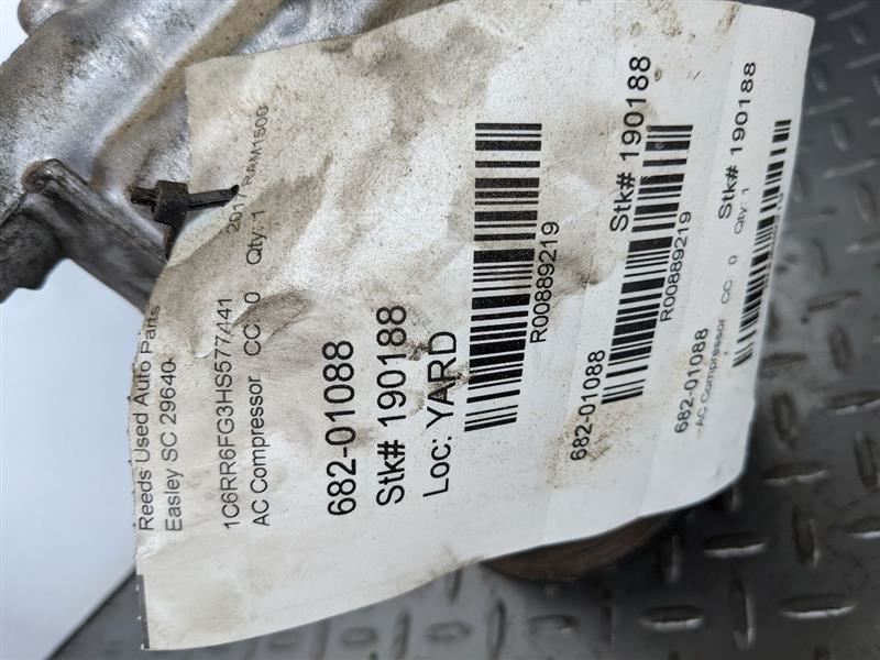 AC Compressor Classic Style 5 Lug Wheel Fits 14-20 DODGE 1500 PICKUP 889219