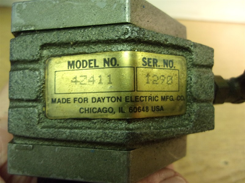 Dayton 4Z411 Pneumatic Motor *FREE SHIPPING*