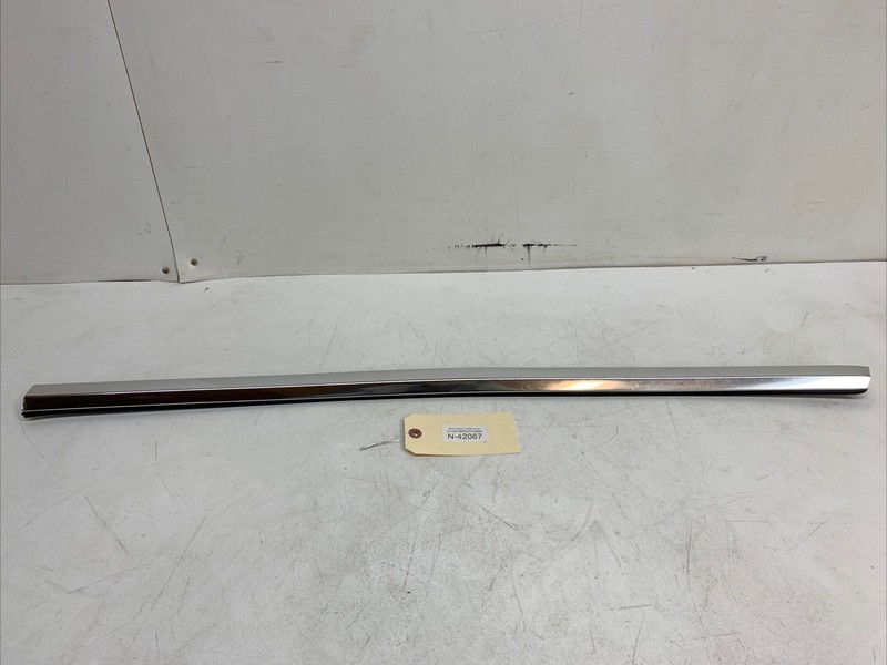 2019 TESLA 3 FRONT LEFT DRIVER DOOR WINDOW MOLDING 1080681-00-F 42067 U8