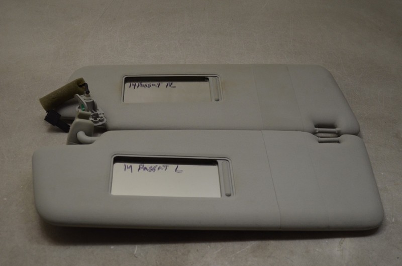 12-18 VOLKSWAGEN PASSAT FRONT RIGHT / LEFT SUN VISOR SET OEM