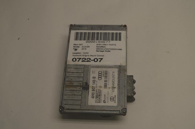 2013-2018 AUDI S6 A6 4.0L HYDRAULIC ENGINE MOUNT VIBRAMOUNT CONTROL MODULE OEM