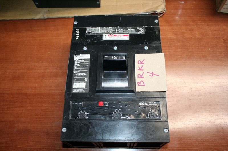 ITE Siemens JD23B400 Circuit Breaker Frame 400V Max 3 Pole Type JDZ