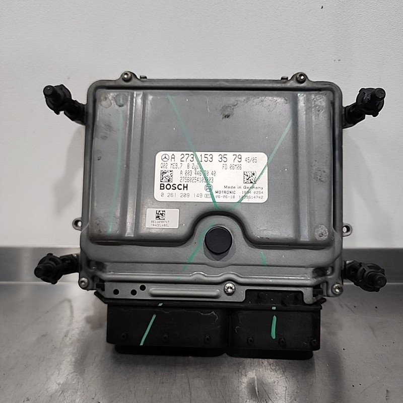 07 08 09 MERCEDES W221 S550 CL550 M273 ENGINE CONTROL MODULE ECU A2731533579 OEM