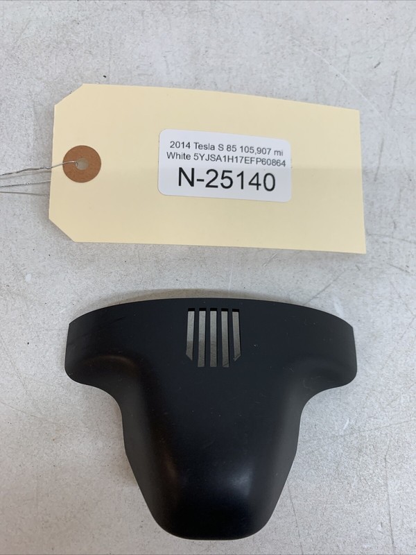 12-15 Tesla Model S Front Black Mirror Trim Cover 1037574-00-C 25140 B132