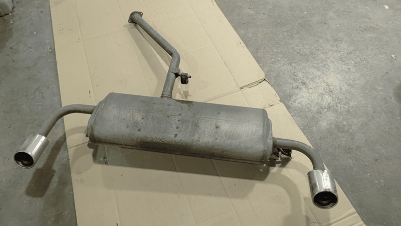 2019-2025 TOYOTA RAV4 HYBRID AWD ENGINE EXHAUST SYSTEM REAR MUFFLER OEM