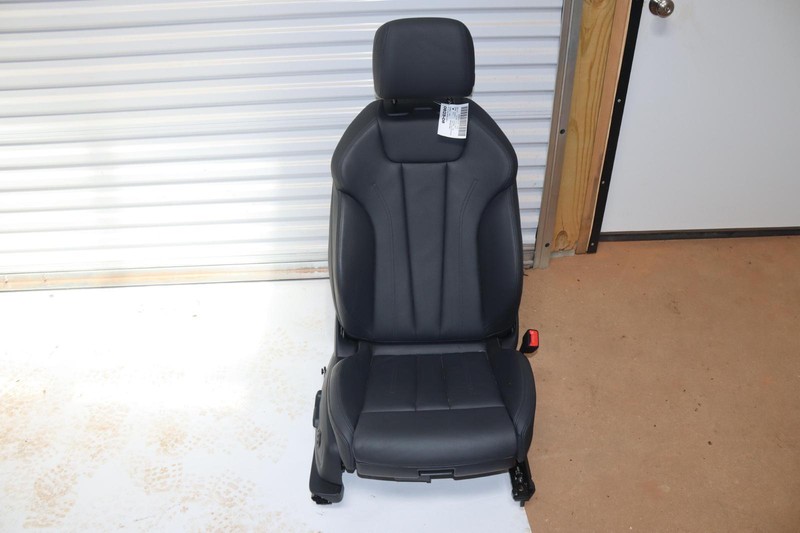 2017-2021 AUDI A4 FRONT RIGHT PASSENGER SIDE SPORT SEAT LEATHER BLACK OEM