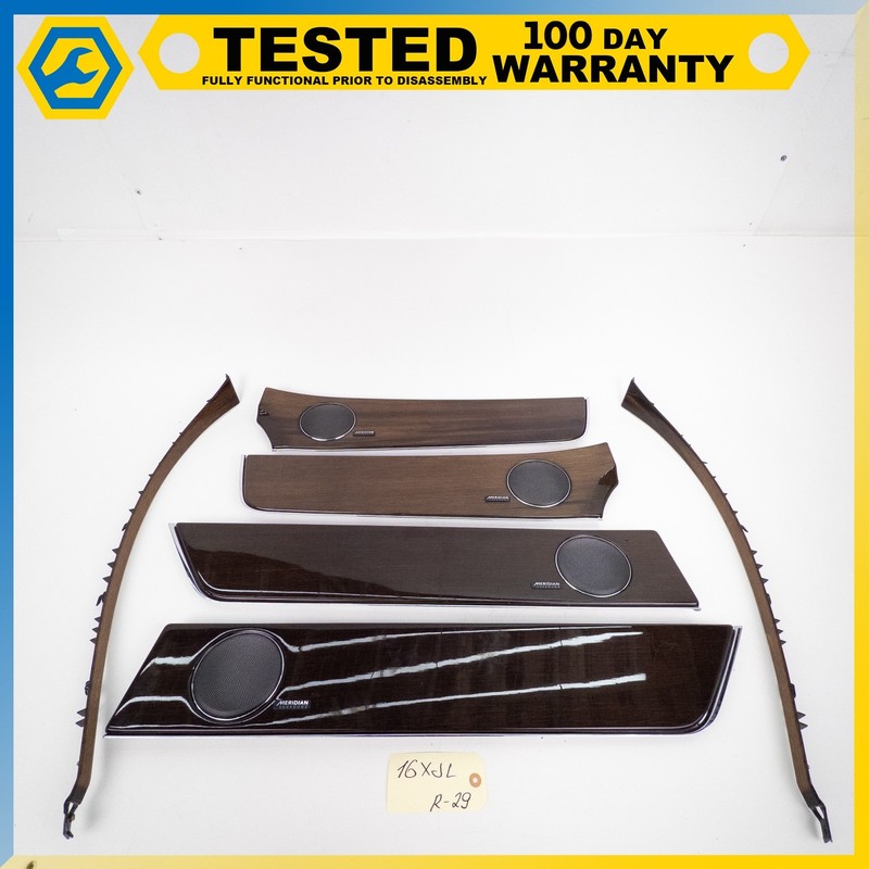 10-19 JAGUAR XJ XJL LWB DASH DASHBOARD & DOOR MOLDING TRIM SET WOOD OEM
