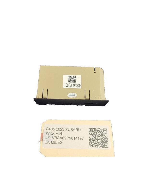 Used Oem SUBARU AUX Audio Dual USB Adapter 86257VC001 for 2022-2023 WRX 2.4l