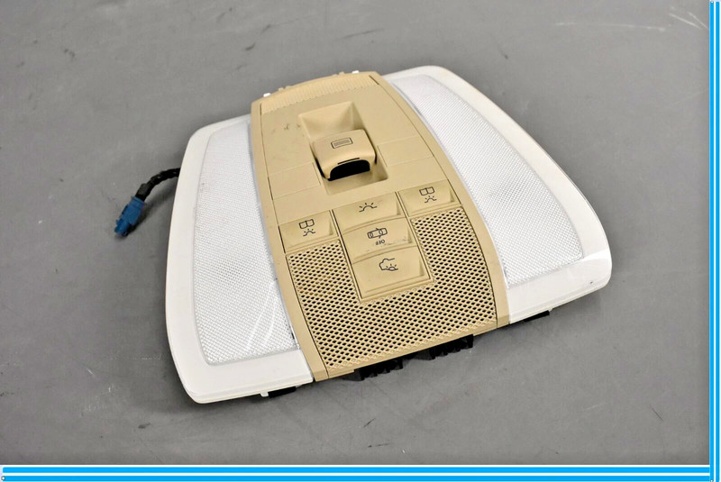 08-14 Mercedes W204 C250 C63 AMG C300 Overhead Dome Light Lamp Beige OEM
