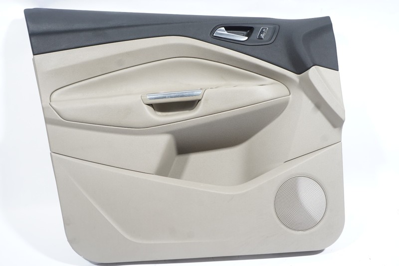 2013-2018 FORD C-MAX HYBRID FRONT LEFT DRIVER INTERIOR DOOR PANEL BEIGE OEM