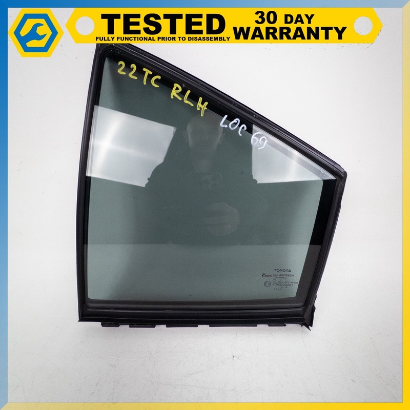 20-25 TOYOTA COROLLA REAR LEFT DOOR FIXED QUARTER WINDOW GLASS OEM