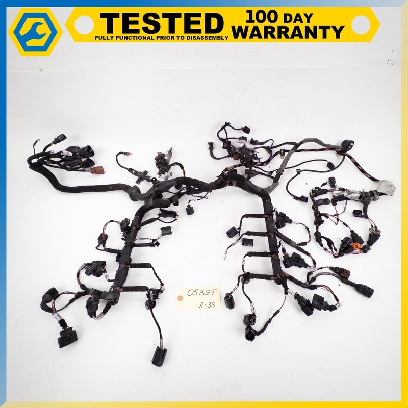 03-10 BENTLEY CONTINENTAL GT 6.0L W12 ENGINE IGNITION WIRE CABLE HARNESS OEM
