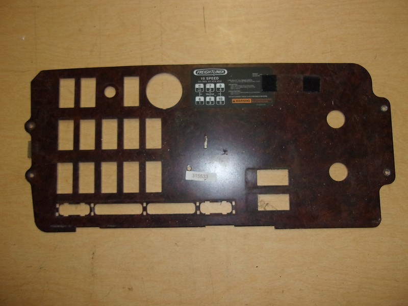 Freightliner 315533 Dash Panel, Woodgrain 10-Speed *FREE SHIPPING*
