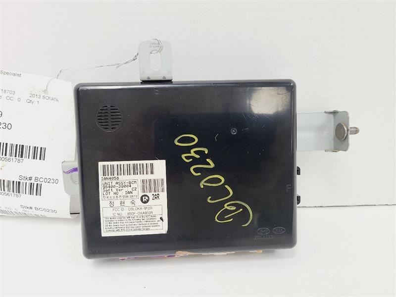 Chassis ECM Body Control BCM Center Dash VIN C Fits 12-14 SONATA 561787