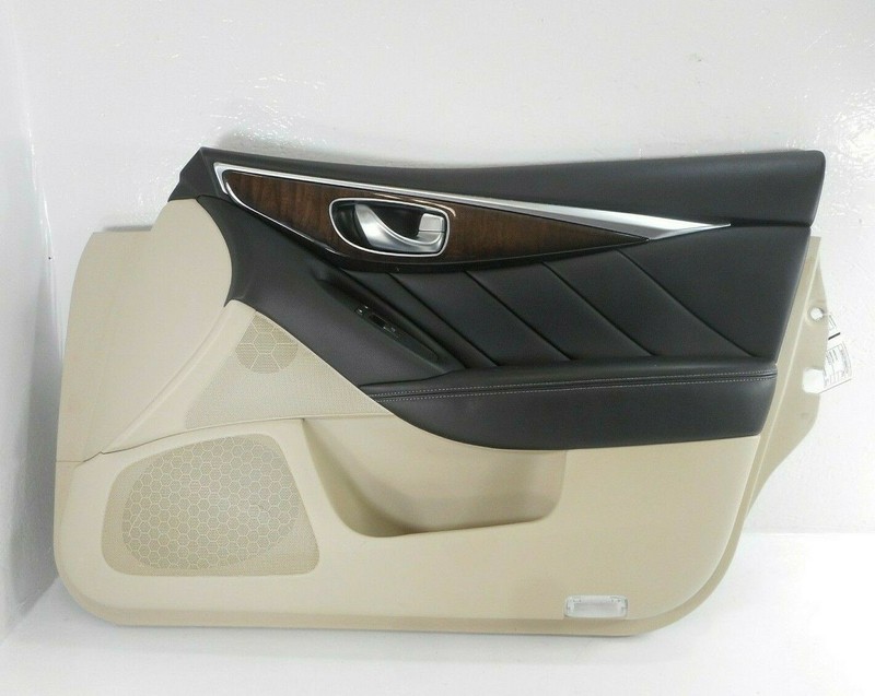 14 Infiniti Q50 Sedan Front Passenger Right Interior Door Trim Panel OEM