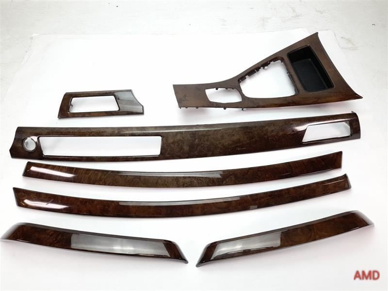2010 BMW 335xi 335i 328i 328xi E90 Sedan Wood Grain Trim Set Walnut w Navigation
